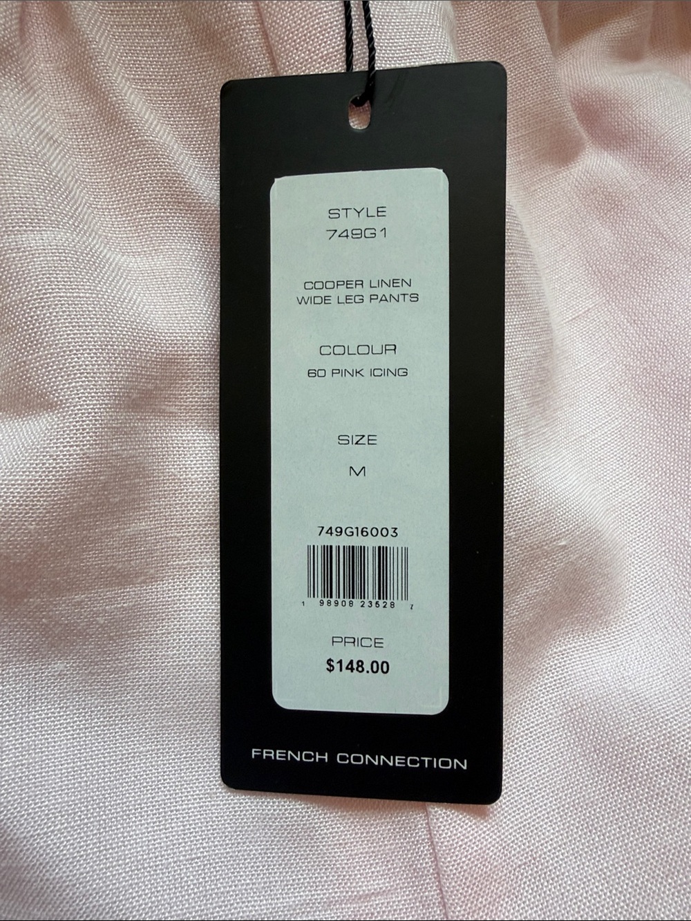 Linen lined drawstring trouser - Picture 4 of 10